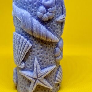 Homemade soybeans wax candle